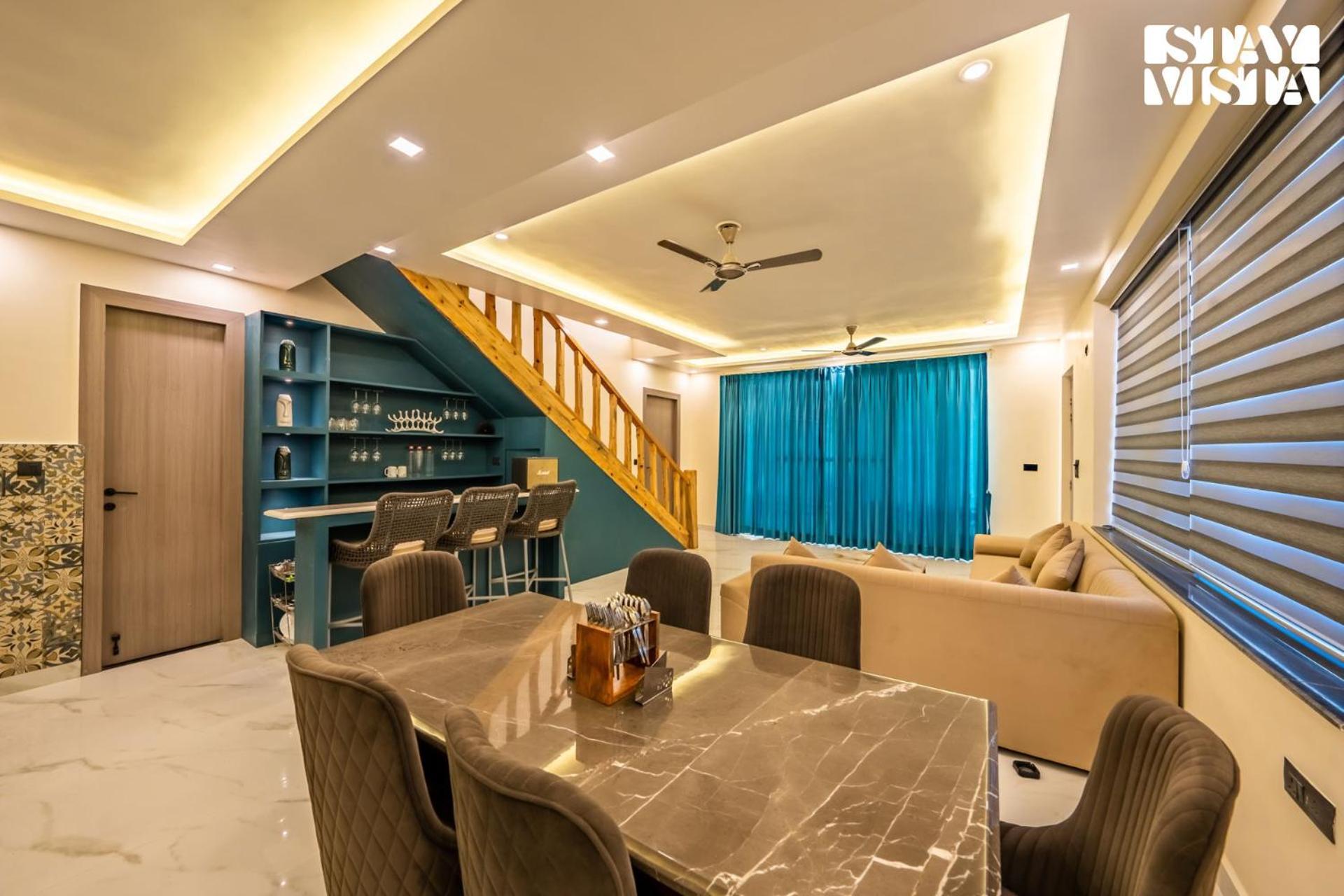 Stayvista At Sunset Springs With Pool & Views Nainital Exterior foto