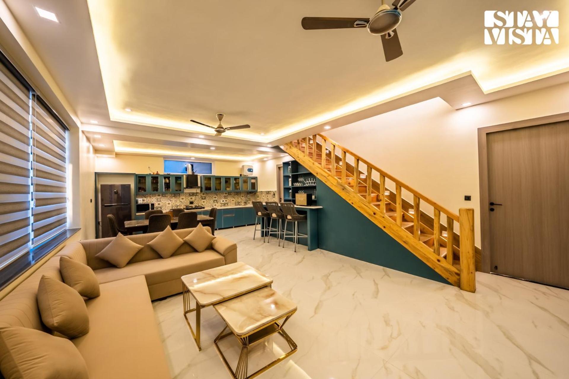 Stayvista At Sunset Springs With Pool & Views Nainital Exterior foto